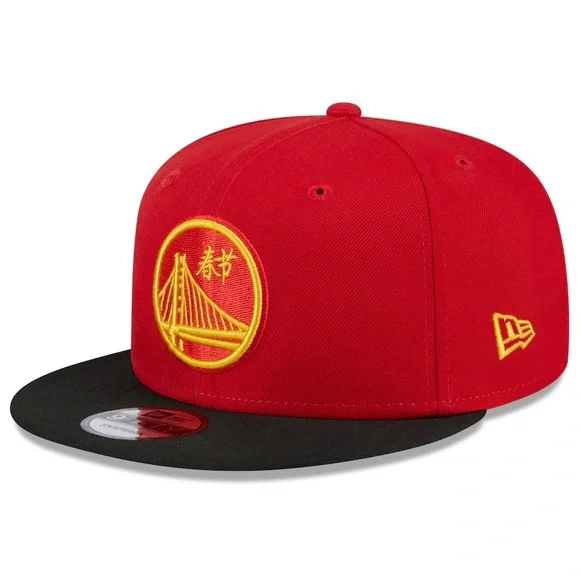 New Era Red/Black Golden State Warriors 2024 Lunar New Year 9FIFTY Snapback Hat